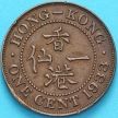 Монета Гонконг 1 цент 1933 год.