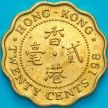 Монета Гонконг 20 центов 1982 год.