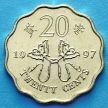 Монета Гонконга 20 центов 1997 год.