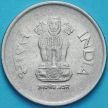 Монета Индия 1 рупия 1998 год. Кремница
