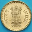 Монета Индия 5 рупий 2009 год.