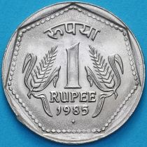Индия 1 рупия 1985 год. Бомбей. UNC