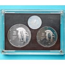 Индия набор монет 1981. Серебро. Proof. RRR