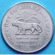 Монета Индии 2 рупии 2010 год. Резервный банк Индии
