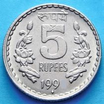 Индия 5 рупий 1992 год. Мумбаи