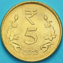 Индия 5 рупий 2013 год. Мумбаи