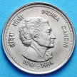 Монета Индия 50 пайс 1985 год. Индира Ганди. Бомбей