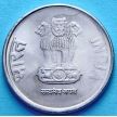 Монета Индии 1 рупия 2011-2016 год. Цветки лотоса.