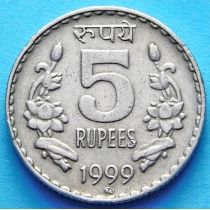 Индия 5 рупий 1999 год. ММД