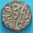 Монета Индия 1 джитал 1169-1179 год, Династия Чаухан. Саманта Дева. Серебро. №1