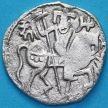 Монета Индия, Шахи Кабула 1 джитал 750–900 год. Спалапати Дэва. Серебро. №2