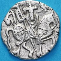 Индия, Шахи Кабула 1 джитал 750–900 год. Спалапати Дэва. Серебро. №3