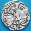 Монета Индия, Шахи Кабула 1 джитал 750–900 год. Спалапати Дэва. Серебро. №5