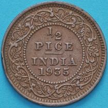 Британская Индия 1/2 пайса 1935 год.