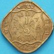 Монета Британская Индия 1/2 анны 1944 год. XF