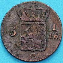 Индия Нидерландская (Батавия) 1 дуит 1816 год. S