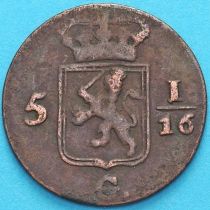Индия Нидерландская (Батавия) 1 дуит 1815 год. Н