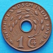 Индия Нидерландская 1 цент 1936-1939 год.