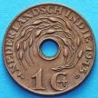 Монета Нидерландской Индии 1 цент 1945 год. D.