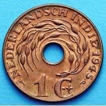 Индия Нидерландская 1 цент 1945 год. Р.