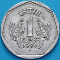 Индия 1 рупия 1986 год. Бомбей