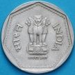 Монета Индия 1 рупия 1984 год. Калькутта