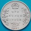 Монета Британской Индии 1 рупия 1906 год. Бомбей. Серебро.