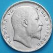 Монета Британская Индия 1 рупия 1907 год. Бомбей. Серебро. №1