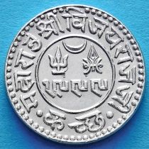Индия, княжество Кач, 1 кори 1943 год. VS1999. Серебро.