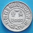 Монета Индия, княжество Кач, 1 кори 1944 год. VS2000. Серебро.