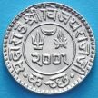 Монета Индия, княжество Кач, 1 кори 1944 год. VS2001. Серебро.