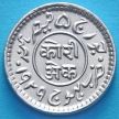 Монета Индия, княжество Кач, 1 кори 1929 год. VS1985. Серебро.
