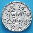 Монета Индия, княжество Кач, 1 кори 1937 год. VS1994. Серебро.