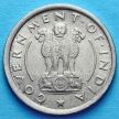 Монета Индии 1/2 рупии 1950 год.