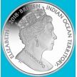 Монета Британская территория в Индийском океане 2 фунта 2018 год. Манта.