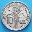 Монета Индокитай Французский 10 сантимов 1939 год.