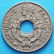 Монета Индокитай Французский 5 сантимов 1939 год.