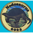 Монета Индонезия, остров Адонара 7 долларов 2025 год. Нодозавр