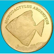 Индонезия, Малуку 5 долларов 2019 год. Серебряная ласточка