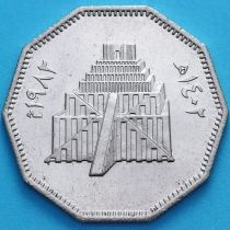 Ирак 1 динар 1982 год. Вавилонская башня. aUNC
