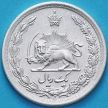 Монета Иран 1 риал 1933 год. Серебро