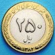 Монета Ирана 250 риалов 2003 год. Цветок лотоса.