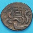 Монета Камбоджа 1/2 фуанга 1847 год. №4