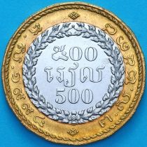 Камбоджа 500 риелей 1994 год. 