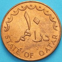 Катар 10 дирхам 1973 год.