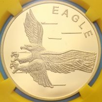 Северная Корея 10 вон 2019 год. Орёл. Слаб ЦБ КНДР