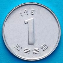 Южная Корея 1 вон 1983 год.