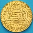 Монета Ливан 250 ливров 2012 год. Счастливая монета
