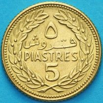 Ливан 5 пиастров 1970 год.
