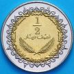 Монета Ливия 1/2 динара 2004 год. 